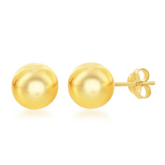 Sterling Silver 10 mm Bead Earrings