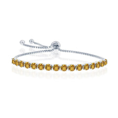 Sterling Silver 4mm Topaz 