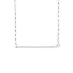 Sterling Silver Bar Necklace, 16