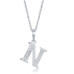 Sterling Silver Diamond 