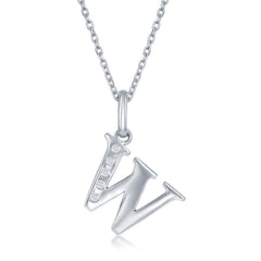 Sterling Silver Diamond 