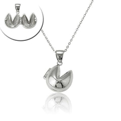 Sterling Silver Fortune Cookie Locket