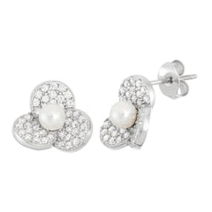 Sterling Silver Fresh Water Pearl Stud Earrings