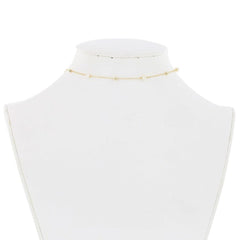 Sterling Silver FWP and Beads By The Yard Choker Necklace