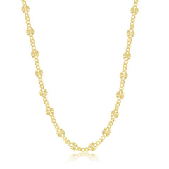 Sterling Silver GP Curb and Diamond-Cut Disc Chain, 20