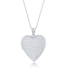 Sterling Silver Heart Shaped Locket