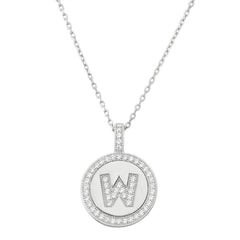 Sterling Silver Micro Pave Circle 
