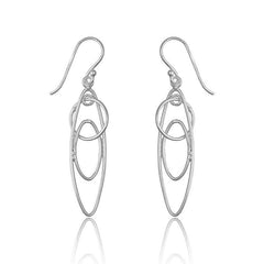Sterling Silver Multi-Shaped Earrings