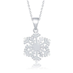 Sterling Silver Snowflake Pendant