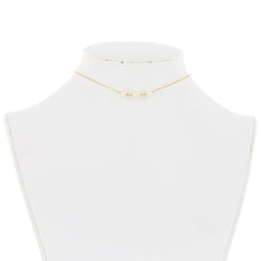 Sterling Silver Three Station FWP Choker Necklace