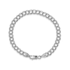Sterling Silver Twin Charm Bracelet, 9