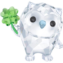 Swarovski Clear Crystal Figurine - Hoot - I'm So Lucky | 5270265