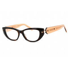 Swarovski Men's Eyeglasses - Full Rim Cat Eye Dark Havana Plastic Frame | SK5476 052