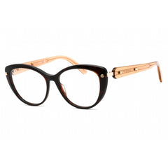 Swarovski Men's Eyeglasses - Full Rim Cat Eye Dark Havana Plastic Frame | SK5477 052