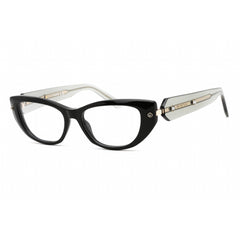 Swarovski Men's Eyeglasses - Full Rim Cat Eye Shiny Black Plastic Frame | SK5476 001