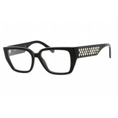 Swarovski Men's Eyeglasses - Rectangular Shape Shiny Black Plastic Frame | SK5446 001