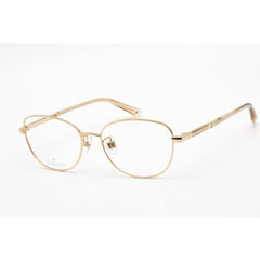 Swarovski Men's Eyeglasses - Shiny Deep Gold Cat Eye Full-Rim Frame | SK5386-H 030