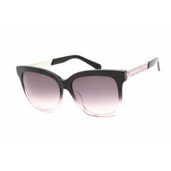 Swarovski Men's Sunglasses - Full Rim Black/Transparent Plastic Square | SK0366 05B