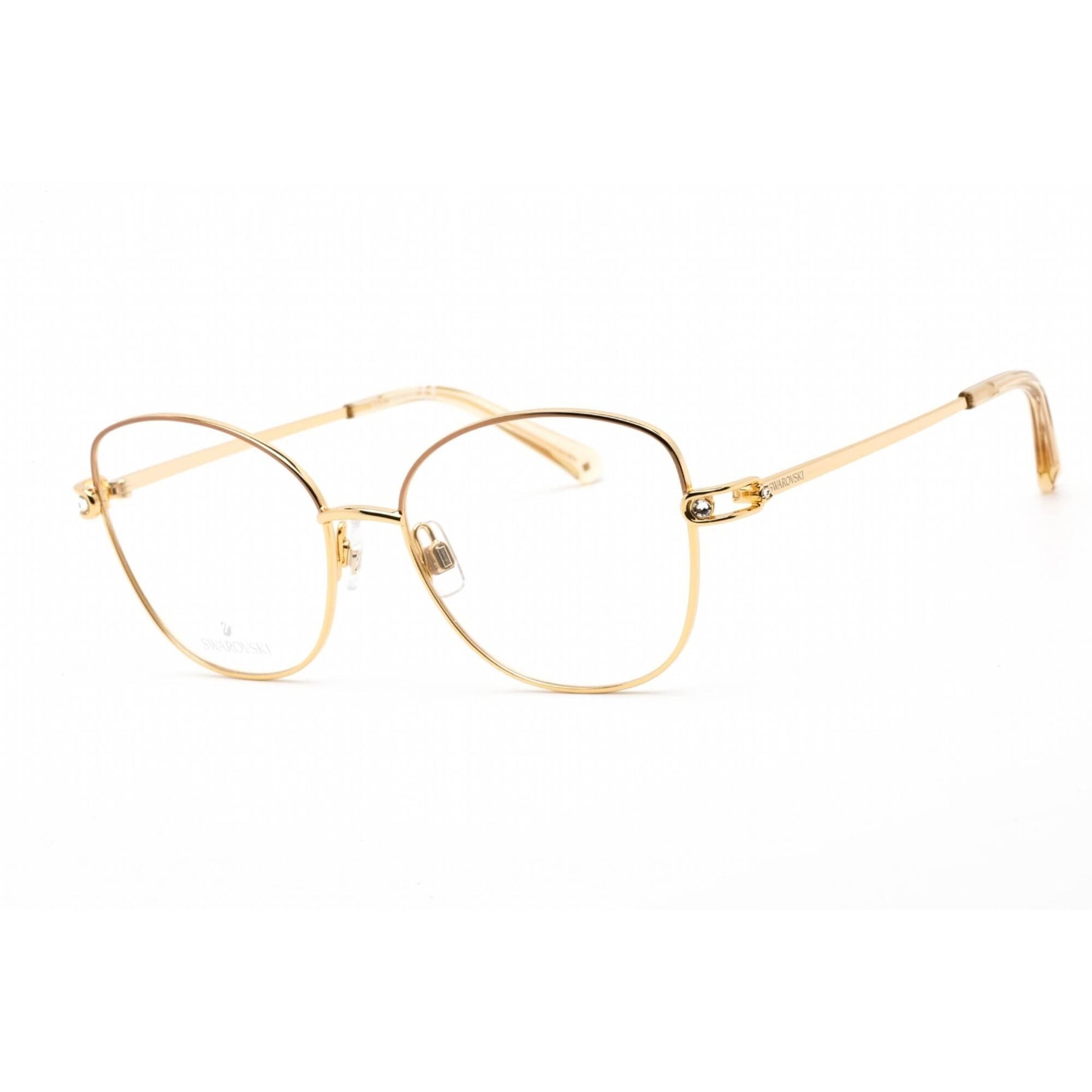 Swarovski Unisex Eyeglasses - Butterfly Shape Shiny Deep  display picture 3