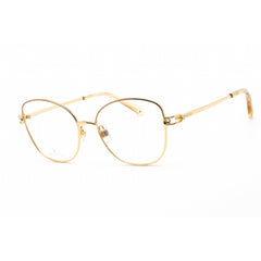 Swarovski Unisex Eyeglasses - Butterfly Shape Shiny Deep Gold Metal Frame | SK5398 030