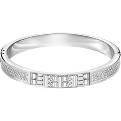 Swarovski Women's Bangle Bracelet - Ethic Crystals Stainless Steel, Large | 5221392