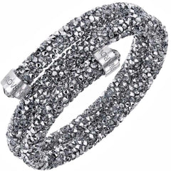 Swarovski Women's Bangle - Crystaldust Blue and Grey Crystal | 5283623