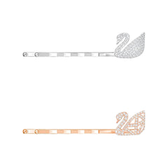 Swarovski Women's Bobby Pin Set - Iconic Swan Mixed Plating | 5369577