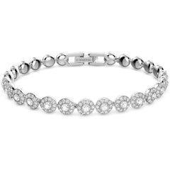 Swarovski Women's Bracelet - Angelic Clear Crystal Pave Rhodium Plated | 5071173