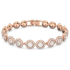 Swarovski Women's Bracelet - Angelic Crystals Rose Gold Plated, Medium | 5240513