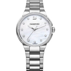 Swarovski Women's Crystal Watch - City Mother of Pearl Dial Bracelet | 5181635