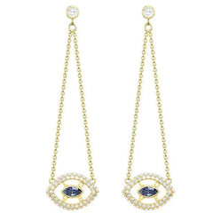 Swarovski Women's Earrings - Admiration Evil Eye Crystal Gold | 5445866