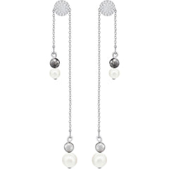 Swarovski Women's Earrings - Canopy Rhodium-Plated Crystal Dangle and Drop | 5412408