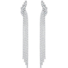 Swarovski Women's Earrings - Fit Ruthenium Plated Clip On | 5409450