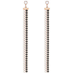 Swarovski Women's Earrings Jackets - Subtle Gold Plated Crystal Drop | 5403217