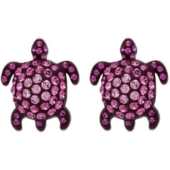 Swarovski Women's Earrings - Mustique Sea Life Rhodium Plated Pink Crystal | 5524396
