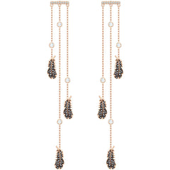 Swarovski Women's Earrings - Naughty Chandelier Pierced Rose Gold Plated | 5497873