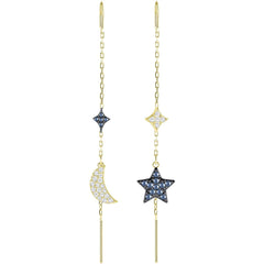 Swarovski Women's Earrings - Symbolic Mixed Metal Finish Moon Pierced | 5412881