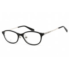 Swarovski Women's Eyeglasses - Black/Other Oval Plastic Full-Rim Frame | SK5379-D 005
