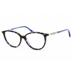 Swarovski Women's Eyeglasses - Cat Eye Shape Colored Havana Plastic Frame | SK5385 055