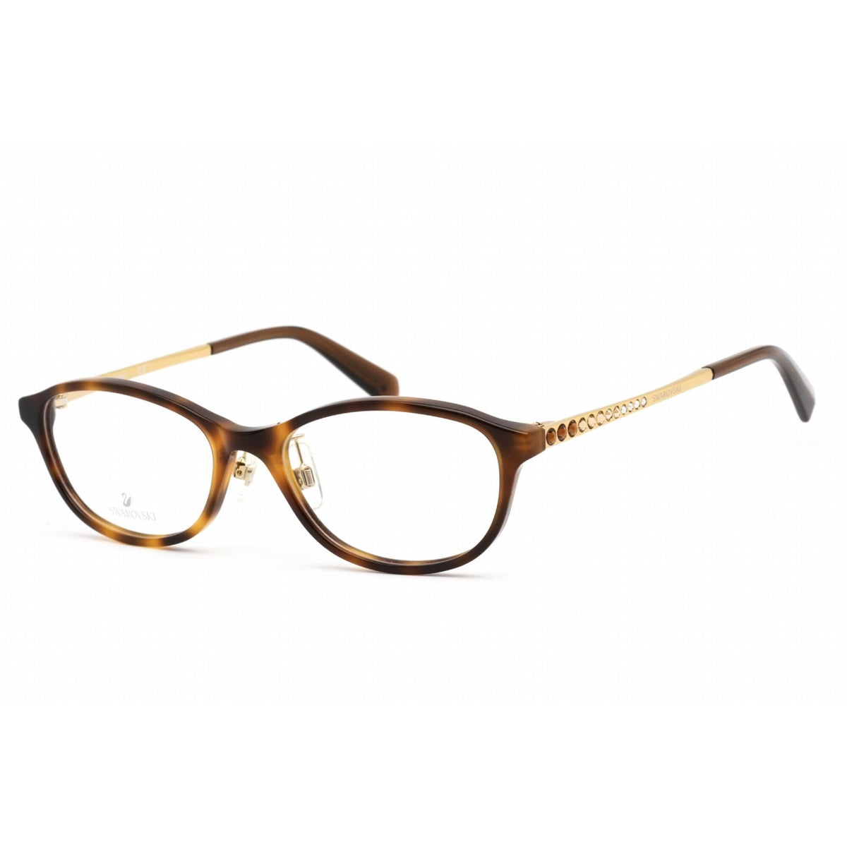 NWT Swarovski SK5379-D 092 Blue Round 53mm Eyeglasses Swarovski Swarovski Glasses in Blue | Target Optical main image 2
