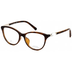 Swarovski Women's Eyeglasses - Dark Havana Cat Eye Full-Rim Frame | SK5311-F 052