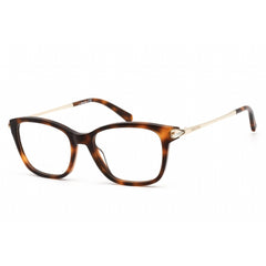 Swarovski Women's Eyeglasses - Dark Havana Cat Eye Plastic Full-Rim Frame | SK5350 052