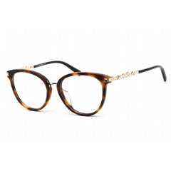 Swarovski Women's Eyeglasses - Dark Havana Plastic Rectangular Frame | SK5344-F 052