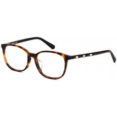 Swarovski Women's Eyeglasses - Dark Havana Rectangular Plastic Frame | SK5300-F 052