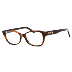 Swarovski Women's Eyeglasses - Full Rim Cat Eye Dark Havana Plastic Frame | SK5430 052