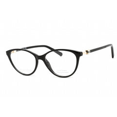 Swarovski Women's Eyeglasses - Full Rim Cat Eye Shiny Black Plastic Frame | SK5415 001