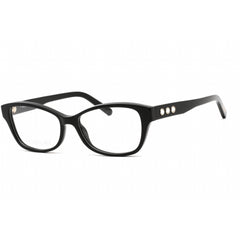 Swarovski Women's Eyeglasses - Full Rim Cat Eye Shiny Black Plastic Frame | SK5430 001