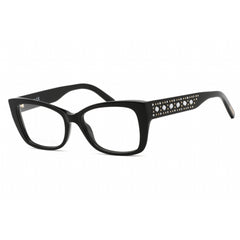 Swarovski Women's Eyeglasses - Full Rim Cat Eye Shiny Black Plastic Frame | SK5452 001