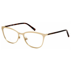 Swarovski Women's Eyeglasses - Gold Tone Cat-Eye Full-Rim Metal Frame | SK5232 033