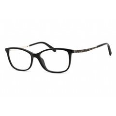 Swarovski Women's Eyeglasses - Rectangular Shiny Black Plastic Frame | SK5412 001